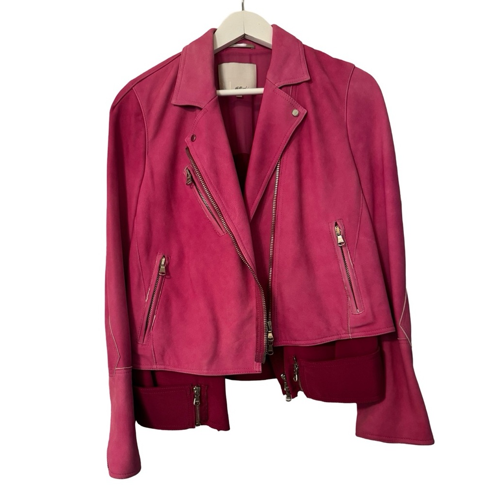 Phillip Lim Hot Pink Motorcycle Jacket